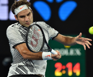 Roger Federer está na final do Aberto da Austrália (Foto: Peter Parks/AFP)